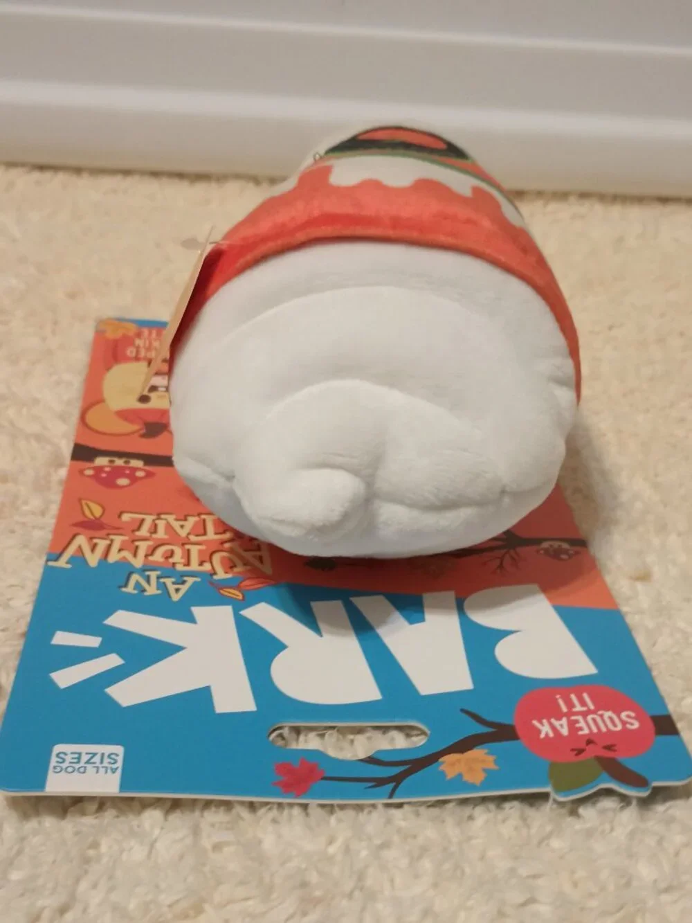 BARK's Whipped Pupkin Latte Plush Pet Toy